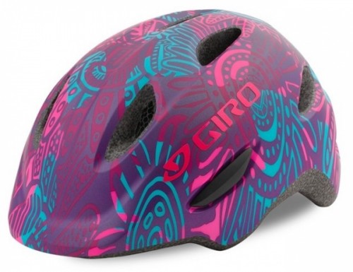 Шлем Giro 18 SCAMP  дет. мат. свет.розов. цветок. р.S