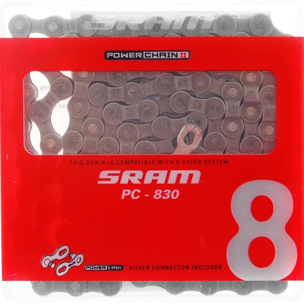 Цепь SRAM PC-830 + PowerLink 8 скоростей