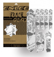 Набор защитных наклеек для рамы Enlee FG-10 Girl, высокопрочная ПВХ плёнка, принт ''девушка''
