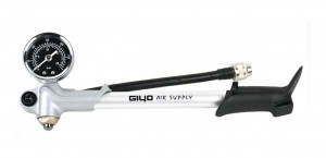 Насос GIYO для амортизаторов ал. мини манометр шланг с резьбовым фиксатором