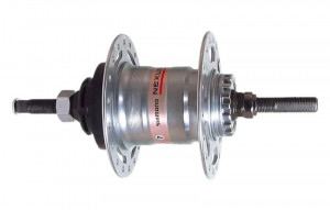 Втулка планетарная SHIMANO NEXUS 3R40, 36 отверстий, 3 скорости, с антикоррозийным покрытием, для роллерного тормоза, под гайки, 126.8x176.8 мм ASG3R40A2676DX