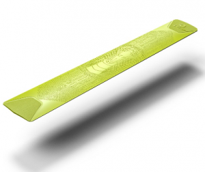 Защитная наклейка на нижнюю трубу рамы Enlee FG-60 Snake green, ПВХ, дизайн ''змея'', зелёный