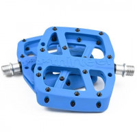 Педали E Thirteen Base Flat Pedal Composite Blue (PD2USA-102)