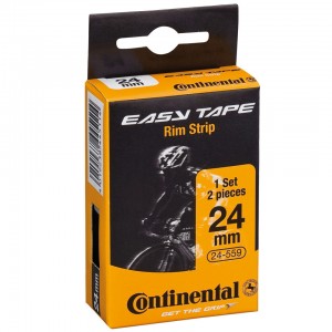 Ободная лента, флиппер Continental Easy Tape Rim Strip, чёрная, 24 - 559, 2шт. (до 116 PSI)