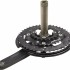 Система Shimano Alivio, M4060, 170мм, ин. вал., 44/32/22, с защ. зв., цв. черный