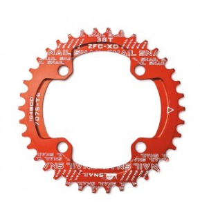 Звезда передняя Snail 32T 1/2''х3/32''х11/128'' BCD 104. Алюминий, Narrow Wide, красная.