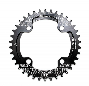 Звезда передняя Snail 32T 1/2''х3/32''х11/128'' BCD 104. Алюминий, Narrow Wide, чёрная.