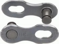 Замок цепи KMC для 10-скоростных цепей KMC и Shimano (5.9 mm) серебристый инд.уп.