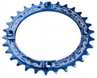 Звезда Race Face Narrow Wide 104x30T Blue (RNW104X30BLU)