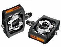 Педали Shimano T400, SPD CLICK'R, с шипами SH56, цв. черный
