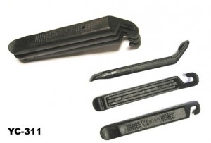 Монтажки пластиковые, 3 шт, черные, YC-311
