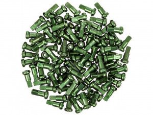 Ниппель спицевой DT Swiss, 2,0мм-12мм, алюминий, зеленый