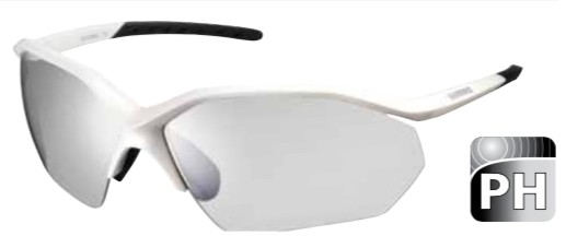 Велосипедные очки Shimano EQUINOX 3 Dar White Matte/Photochromic, бел- сер, доп - прозр